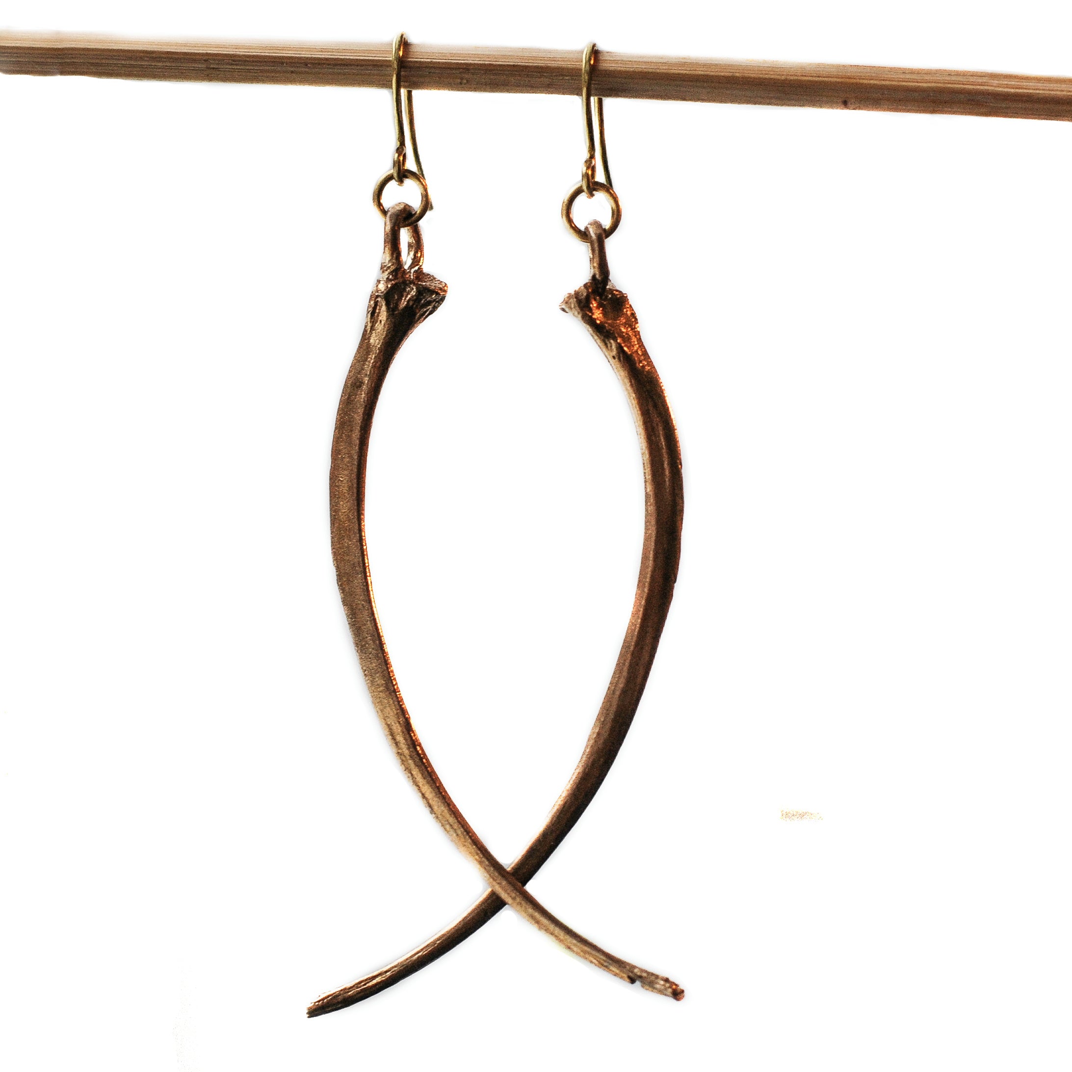 Manasa Earrings ~ Anaconda Bones