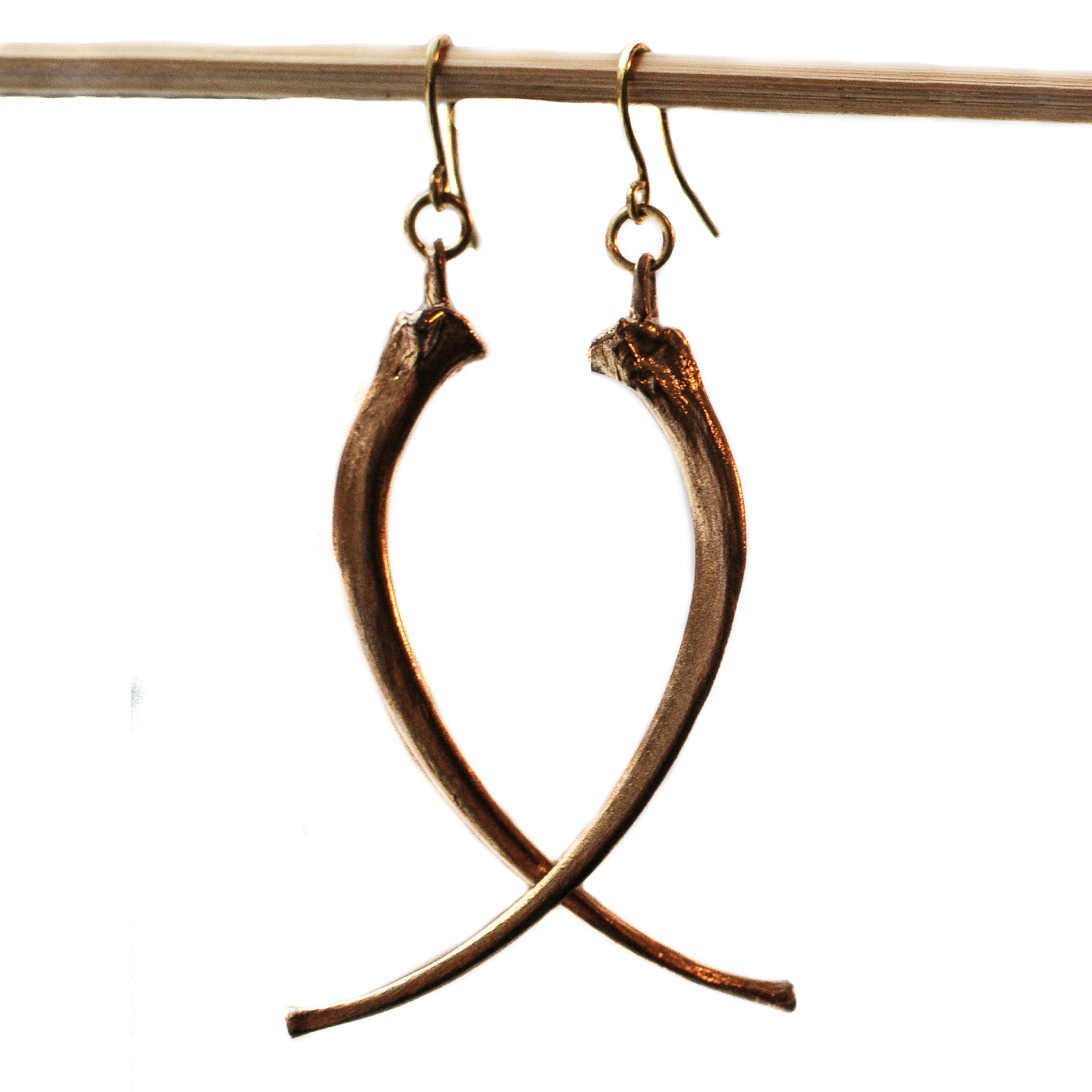 Manasa Earrings ~ Anaconda Bones