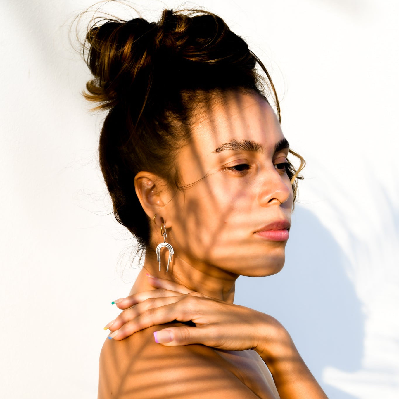 Cardea earrings in sterling silver by RAW Jewellery