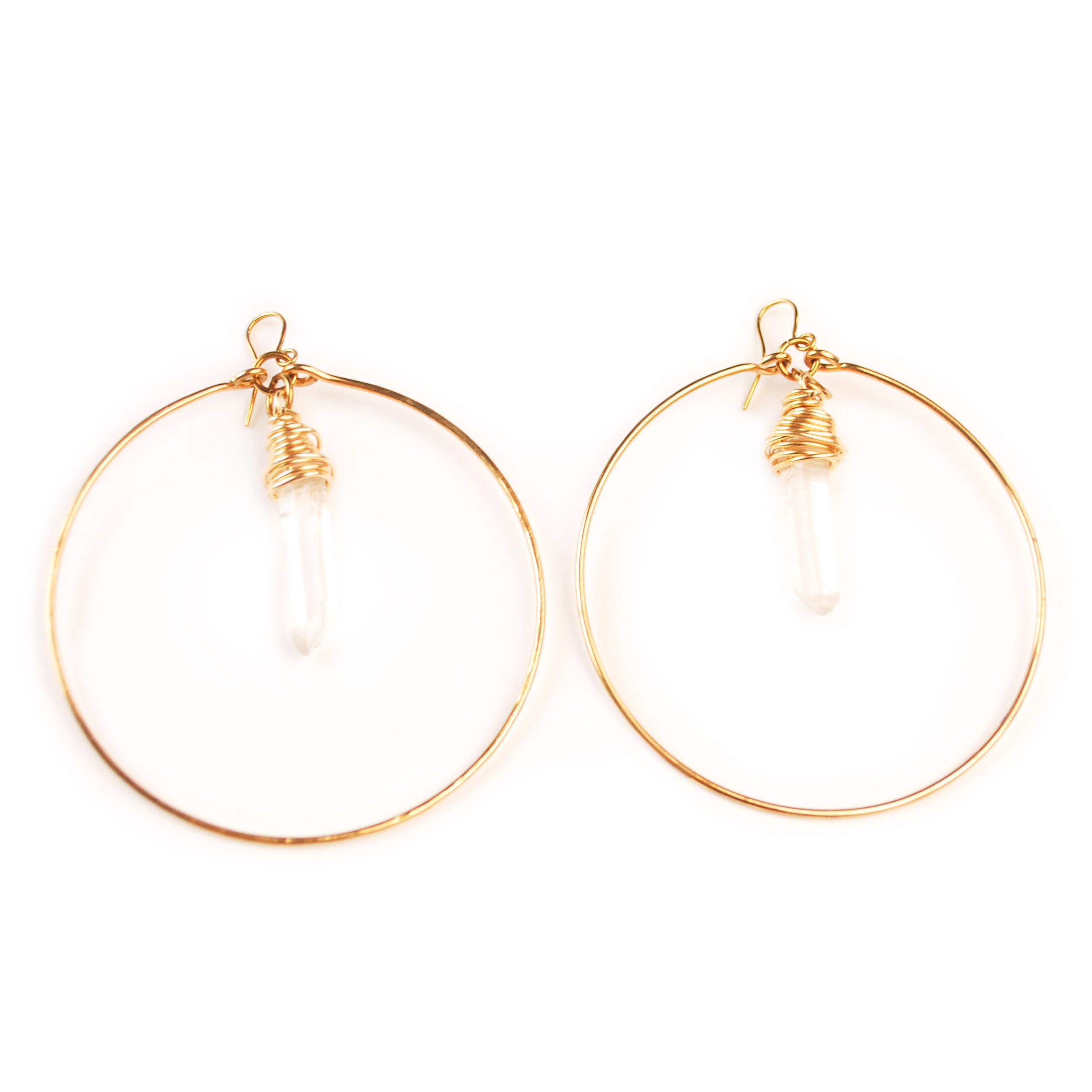 Crystal Hoops