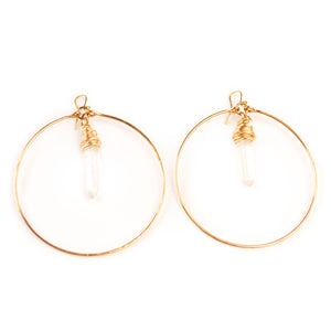 Crystal Hoops