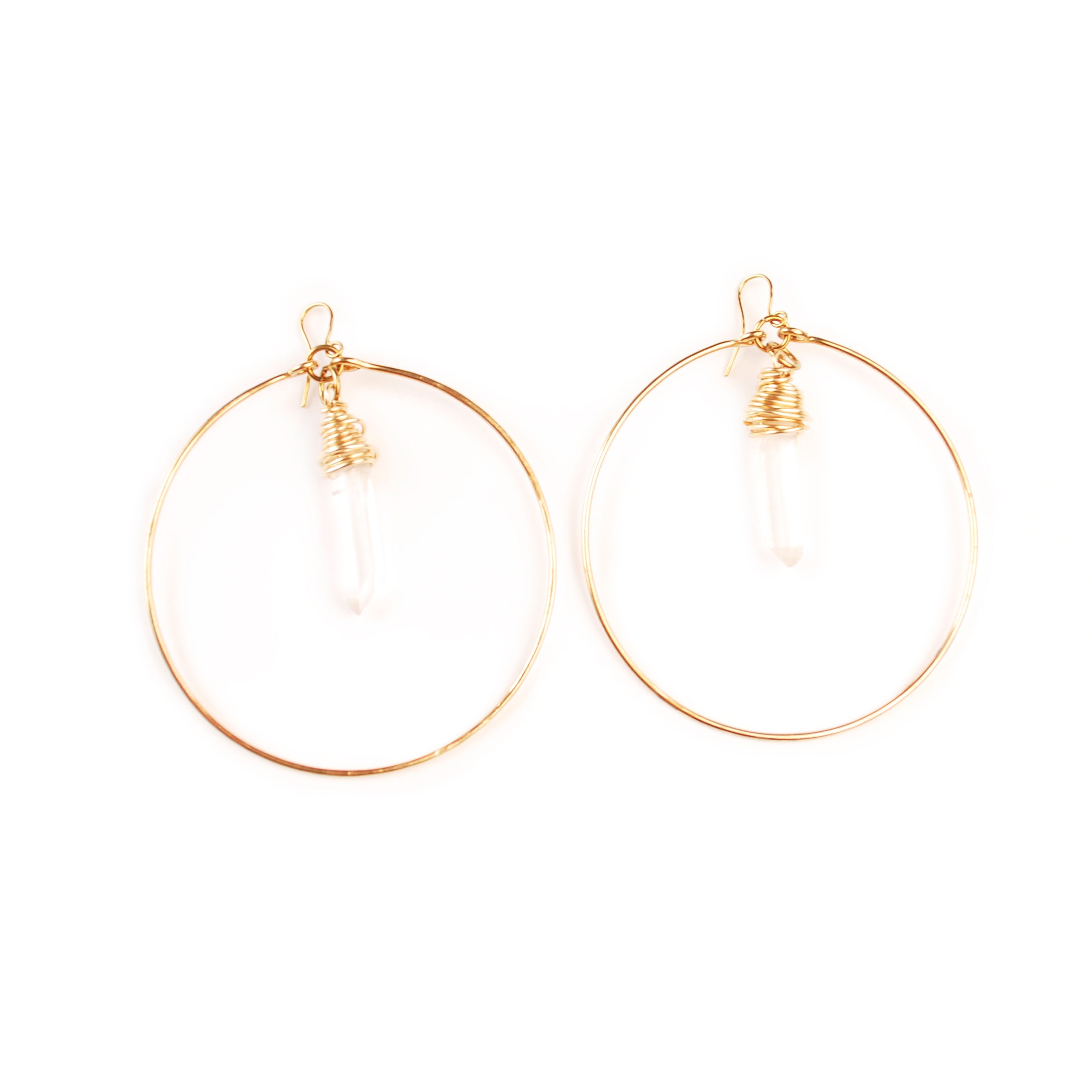 Crystal Hoops