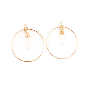 Crystal Hoops
