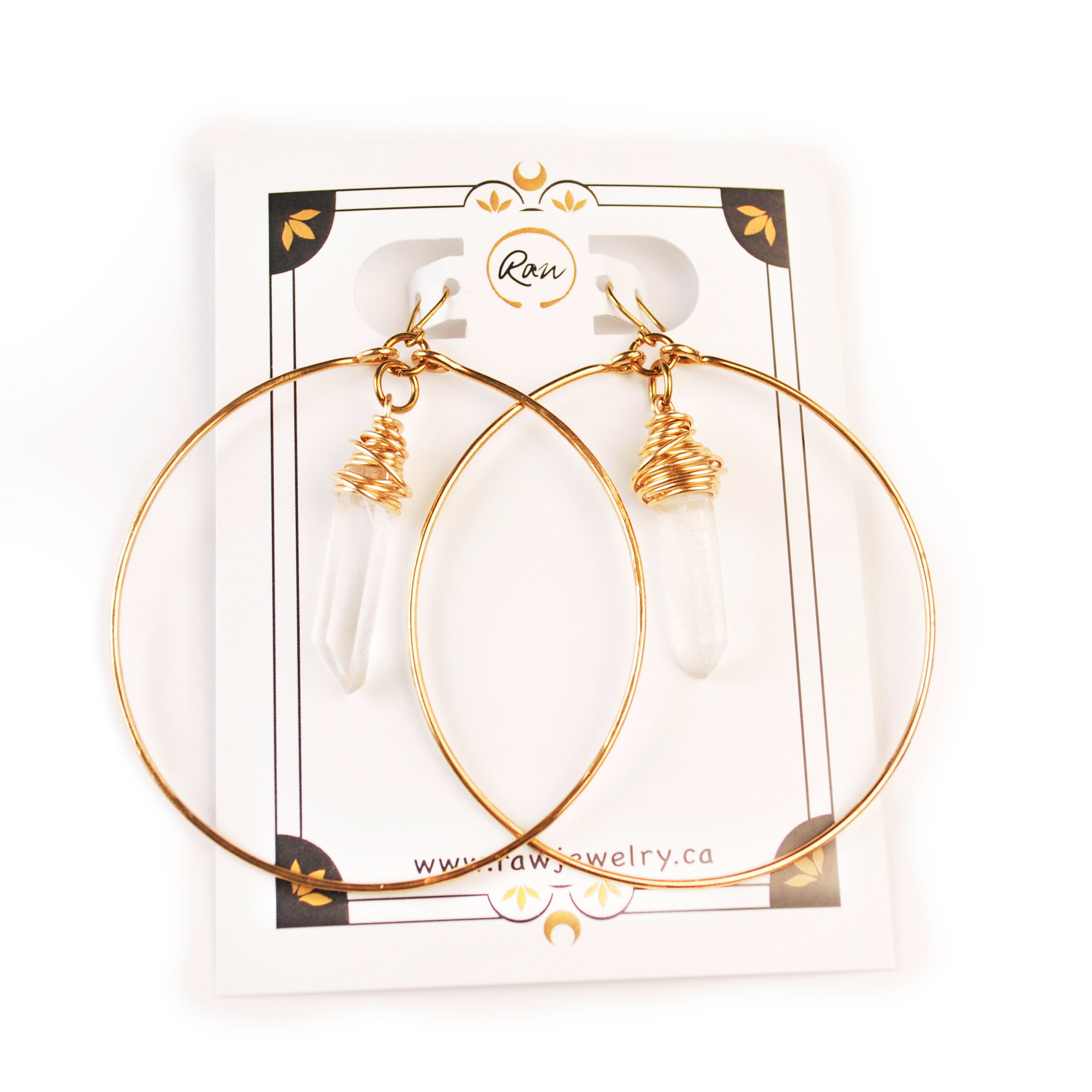 Crystal Hoops