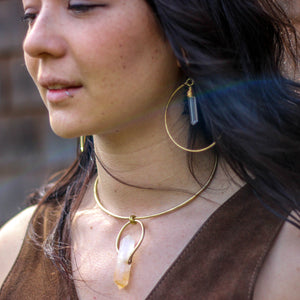 Crystal Hoops