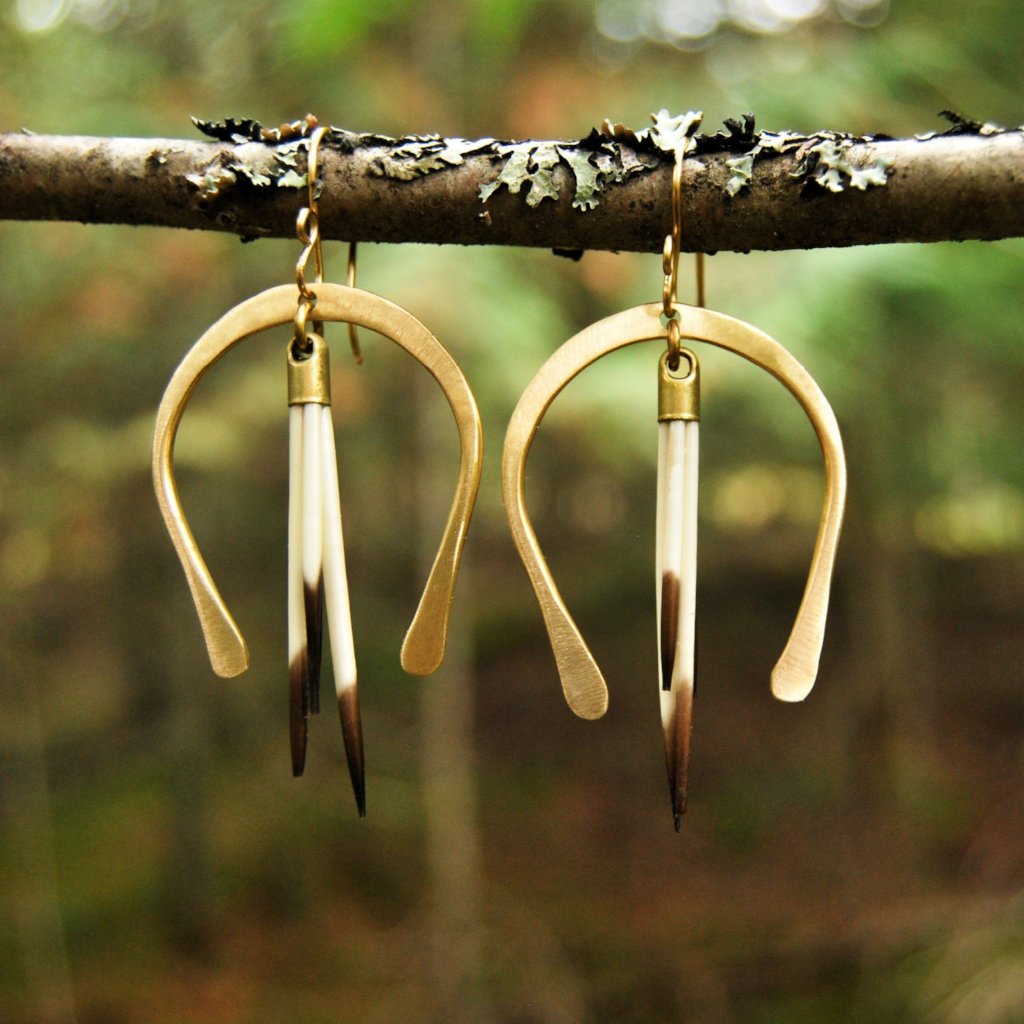 Horseshoe Quill Hoops